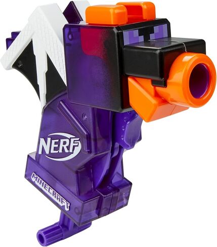 Nerf MicroShots Minecraft Ender Dragon Mini Blaster, Minecraft Dragon Mob Design, Includes 2 Official Elite Darts, Priming Handle in Saudi Arabia