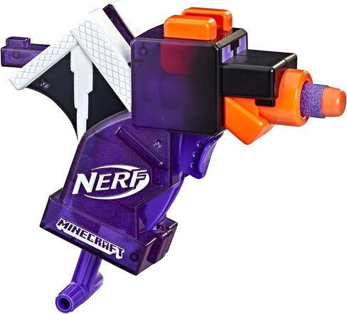Nerf MicroShots Minecraft Ender Dragon Mini Blaster, Minecraft Dragon Mob Design, Includes 2 Official Elite Darts, Priming Handle in Saudi Arabia