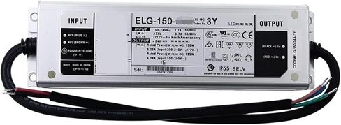 1pcs Power ELG-150 Series DC12/24/36/42/48-3Y IP67 Waterproof Single Output Adjustable LED Lighting Switching Power Supply(ELG-150-24-3Y) in Saudi Arabia