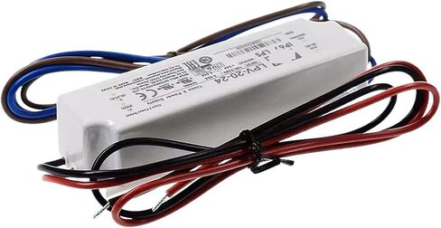 1pcs LPV-20 LPV-20-5 LPV-20-12 LPV-20-24 20W Constant Voltage Lighting LED Waterproof Power Supply IP67(LPV-20-12V) in Saudi Arabia