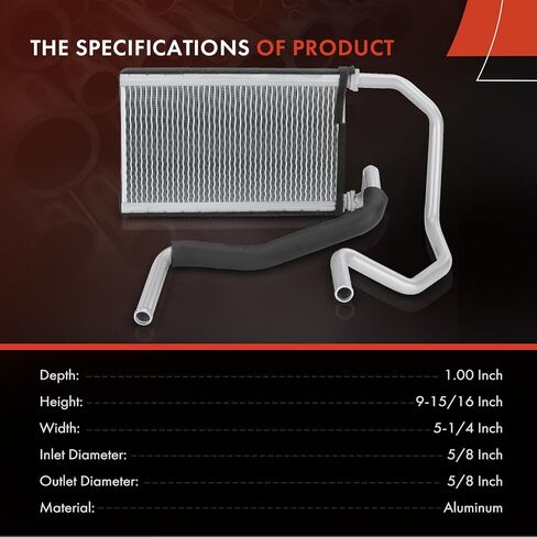 A-Premium HVAC Heater Core Compatible with Acura RDX 2013 2014 2015 2016 2017 2018, V6 3.5L in Saudi Arabia