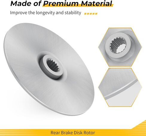 M MATI Rear Brake Disk Rotor for Polaris Trail Blazer 250 1990-1993 Scrambler 250 1985-1986 Trail Boss 250 350L 1987-1993 Big Boss 250 6x6 4x6 1989-1993 Cy-clone 250X 1987 1910087 1910021 1910035 in Saudi Arabia