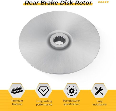 M MATI Rear Brake Disk Rotor for Polaris Trail Blazer 250 1990-1993 Scrambler 250 1985-1986 Trail Boss 250 350L 1987-1993 Big Boss 250 6x6 4x6 1989-1993 Cy-clone 250X 1987 1910087 1910021 1910035 in Saudi Arabia