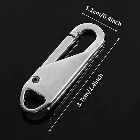 10 PCS Zipper Repair Kit Pull RepPerlinment for Luggage and Backpack Slider Head for Suitcase (White) in Saudi Arabia