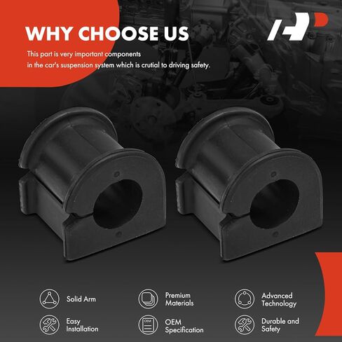 A-Premium 2 x Front To Frame Sway Bar Bushing Kit, Compatible with Toyota Camry 2002 2003 2004 2005 2006 in Saudi Arabia