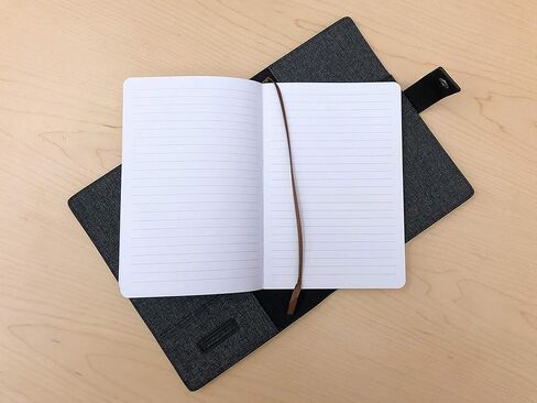 دفتر ملاحظات CASE ELEGANCE قابل لإعادة التعبئة مقاس A5 مقاس 8.25 × 5.6 لغلاف مجلة جلدية منشار باك (دفتر ملاحظات) in Kuwait