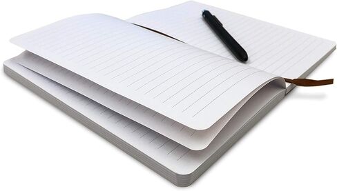 دفتر ملاحظات CASE ELEGANCE قابل لإعادة التعبئة مقاس A5 مقاس 8.25 × 5.6 لغلاف مجلة جلدية منشار باك (دفتر ملاحظات) in Kuwait