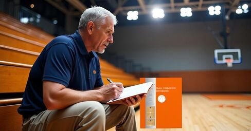 Basketball Coaching Notebook 8.5 X 11 – 130 Pages | Basketball Play Diagram Templates, Basketball Daily Journal, Basketball Practice Planner, Full & Half Court Layouts, Calendar | Coach Gift for Men, Women & College, High School or Youth Teams in Saudi Arabia
