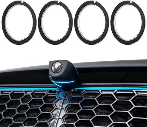 4PCS Lens Guard Compatible with Tesla Model Y Juniper/Model S/Model 3 2025 2026,PC Protective Cover for Front Bumper Camera,For Model Y Juniper/S/3 accessories in Saudi Arabia
