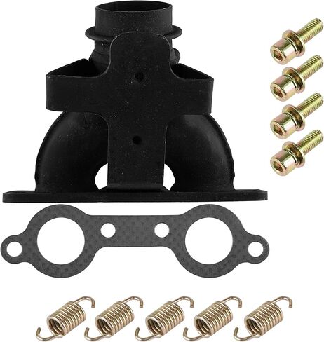 Caltric Exhaust Manifold with Gasket and Springs compatible with Polaris 1262138-489 5811511 in Saudi Arabia