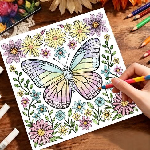 ZHIJIANHZ Inspirational Quotes Adult Coloring Book with Uplifting Sayings and Affirmations, 30 Pages for Mindfulness and Stress Relief, 6.7x6.7 Inch Motivating Gifts for Women and Men in Saudi Arabia