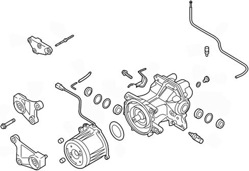 B.ZSSY 41303-42023 قارنة توصيل لزجة تفاضلية خلفية متوافقة مع 2006-2021 Toyota RAV4 2015-2021 Lexus NX200T NX300H 2.5L مجموعة اقتران لزج ناقل الحركة لـ 4130342020 4130342021 in Kuwait