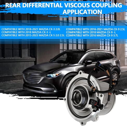 B.ZSSY 41303-42023 قارنة توصيل لزجة تفاضلية خلفية متوافقة مع 2006-2021 Toyota RAV4 2015-2021 Lexus NX200T NX300H 2.5L مجموعة اقتران لزج ناقل الحركة لـ 4130342020 4130342021 in Kuwait
