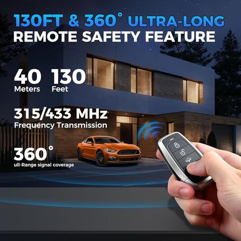 2026 Autel MaxiIM IKEYAT004AL Programmable Blank Key, 360° 130FT Remote, 4 Buttons Universal Fob Replacement for 700+ Vehicle, Air Suspension, Work with Autel KM100, IM508S, IM608 PRO II in Saudi Arabia