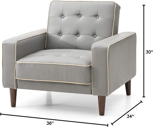 Contemporary Gray Track Arm Chair Bed in Saudi Arabia