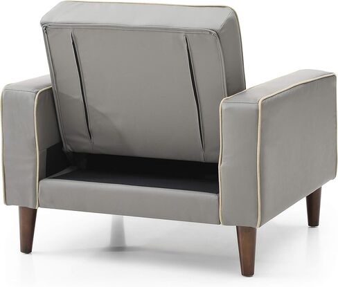 Contemporary Gray Track Arm Chair Bed in Saudi Arabia