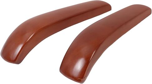Gadpiparty 1 Pair Wooden Chair Arm Pads Replacement Armrest for Office and Gaming Chairs Stylish Design for Comfort and Support for Home and Office Use in Saudi Arabia