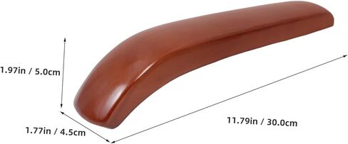 Gadpiparty 1 Pair Wooden Chair Arm Pads Replacement Armrest for Office and Gaming Chairs Stylish Design for Comfort and Support for Home and Office Use in Saudi Arabia