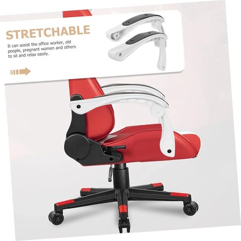 Angoily 2Pcs Sturdy Chair Arm Rest Replacement Ergonomic Armrests for Office Chairs Fit Comfortable Support for Desk and Gaming Chairs Enhance Independence and Comfort in Saudi Arabia