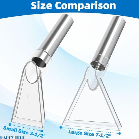 Happy Tree Universal Fit All Shop Vacs with1-1/4 &1-7/8" & 2-1/2" Adapters, Large & Small Clear Extractor Accessory for Upholstery & Carpet Cleaning and Car Detailing, Shop Vac Extraction Attachment in Kuwait