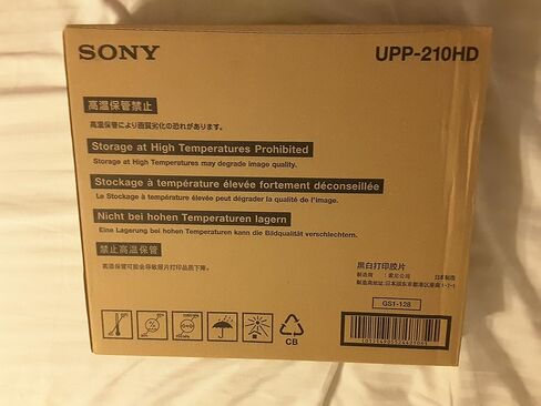 6962117 PT# 31422945 Paper Print SonyFOR UPP-210HD Black/ White 5RL/Ca Made by Covidien in Saudi Arabia