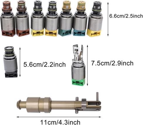 6HP21 6HP28 ناقل الحركة الملف اللولبي عدة متوافق ل BMW 528i 535i 740i X5 X6 Alpina B7 جاكوار 1068298047 6HP21X 6HP28X ZF6HP21 ZF6HP28 in Saudi Arabia