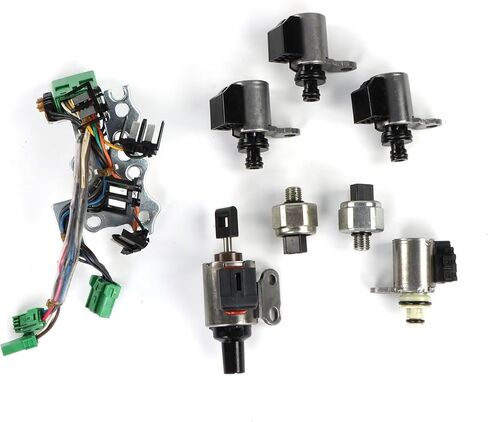 1 Set Transmission Solenoids Valve Body 33446-JF011 33420XX1 Compatible For Nissan Altima Sentra Compatible For Dodge Caliber 203452A 33435J RE0F10A in Saudi Arabia