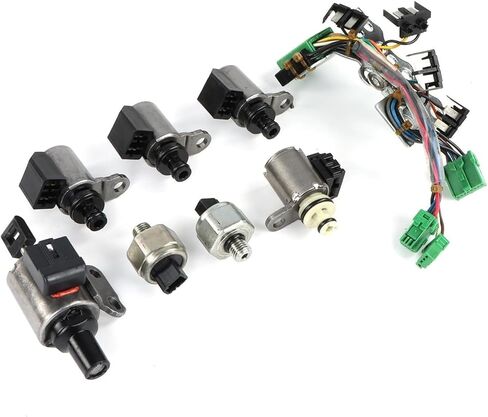 1 Set Transmission Solenoids Valve Body 33446-JF011 33420XX1 Compatible For Nissan Altima Sentra Compatible For Dodge Caliber 203452A 33435J RE0F10A in Saudi Arabia