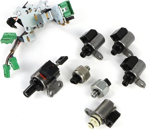 1 Set Transmission Solenoids Valve Body 33446-JF011 33420XX1 Compatible For Nissan Altima Sentra Compatible For Dodge Caliber 203452A 33435J RE0F10A in Saudi Arabia