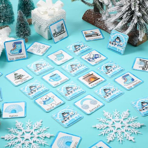 Containlol 48 Pcs Summer Christmas Games Hawaiian Christmas Matching Games Cards Summer Beach Memory Cards for Adult Family Gathering Favors Holiday Tropical Xmas Party Supplies in Saudi Arabia