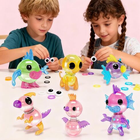 مجموعة بالونات الحيوانات مع مضخة، لعبة نفخ البالونات المضحكة، بالون لاصق مع مضخة، صانع بالونات إسفنجية، كرات سحرية لزجة لصنع مجموعة حرفية للفتيات والأولاد in Kuwait