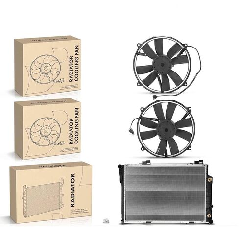 Replacement Parts for Radiator&Cooling Fan Assembly Kit for Mercedes-Benz W202 C220 94-96 C230 97-98 Mod-AP88P-107073 in Saudi Arabia