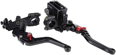 Left & Right 7/8"(22mm) Brake Master Cylinder Lever, Universal Clutch Master Cylinder Levers for Motorcycle Handlebar in Saudi Arabia