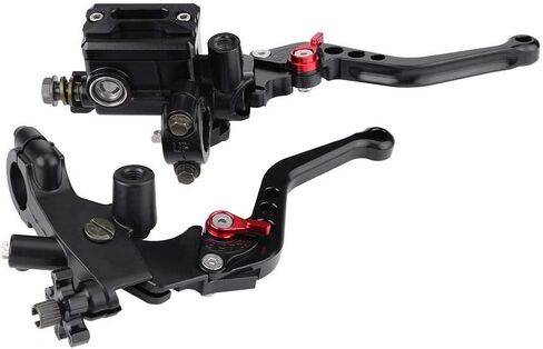 Left & Right 7/8"(22mm) Brake Master Cylinder Lever, Universal Clutch Master Cylinder Levers for Motorcycle Handlebar in Saudi Arabia