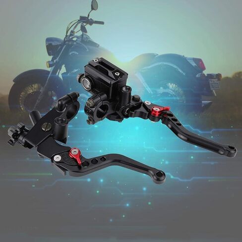 Left & Right 7/8"(22mm) Brake Master Cylinder Lever, Universal Clutch Master Cylinder Levers for Motorcycle Handlebar in Saudi Arabia