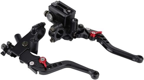 Left & Right 7/8"(22mm) Brake Master Cylinder Lever, Universal Clutch Master Cylinder Levers for Motorcycle Handlebar in Saudi Arabia
