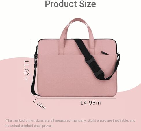 14.96" Water-Resistant Messenger & Shoulder Bag - Protective Laptop Case for 1 Zipper Pockets in Saudi Arabia