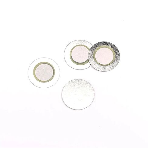 100pcs 12mm 20mm 27mm Thickness 0.33mm Iron Copper Piezo Disc for Buzzer Pressure Sensor Speaker DIY Electronic(20MM Iron) in Saudi Arabia