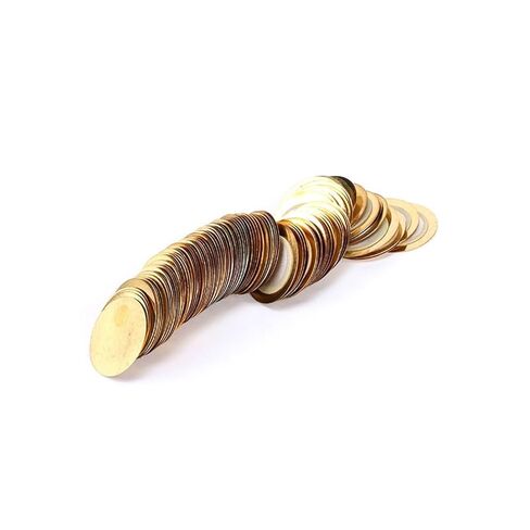 100pcs 12mm 20mm 27mm Thickness 0.33mm Iron Copper Piezo Disc for Buzzer Pressure Sensor Speaker DIY Electronic(20MM Iron) in Saudi Arabia