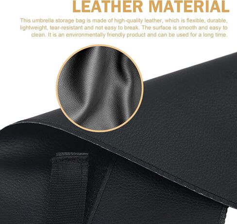 Car Umbrella Holder, Seat Back Organizer, Foldable Umbrella Storage Bag, Hanging Storage Holder Bucket, Universal for Most Car (Black) in Saudi Arabia