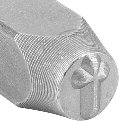 Metal Stamp Set,CR V Steel Star/Heart/Cross 6mm for Customizing Steel,Leather,Plastic,Wood(cruciform) in Saudi Arabia