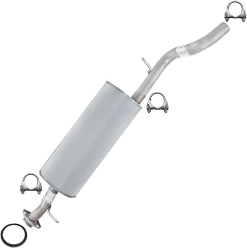 Northeastern Exhaust | Stainless Steel Intermediate Pipe, Muffler & Extension Pipe Exhaust Kit Compatible for 2002-2005 Ford Explorer 4.6L | Free Gasket & Clamps Included | Automotive Replacement Part in Saudi Arabia