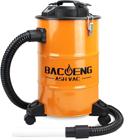 BACOENG 4 Gallon 6.6Amp Compact Ash Vacuum Cleaner w/Blowing Function, Bagless Debris Ash Collector for Fireplaces, Grills, BBQ's, Fire Pits, and Stoves in Kuwait