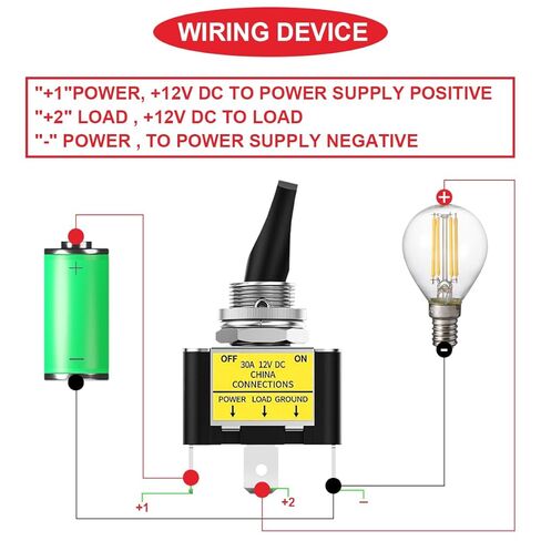 2 قطعة مفتاح تبديل مضيء DC 12V 30A SPST 3Pin ON OFF مفتاح LED أصفر مع أسلاك طرفية مقفلة وأغطية أسلاك للسيارات والقوارب والمنازل المتنقلة وأضواء LED وأضواء الضباب وأضواء تحت الوهج in Saudi Arabia
