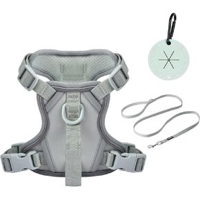 سرج بيتموليكو للكلاب الصغيرة بدون سحب، سرج لطيف للكلاب مزود بمشبكين للمقود ومقبض ناعم، سرج عاكس وسهل المشي للكلاب مع مقود، أرجواني فاتح صغير in Kuwait