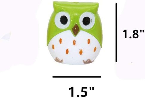 Dual Holes Mini Cute Lovely Cartoon Animal Owl Pencil Sharpener Creative Kawaii Cutter Knife School Supplies Manual Large Eyebrow Pencil Cutter Accessory(4pcs) in Kuwait