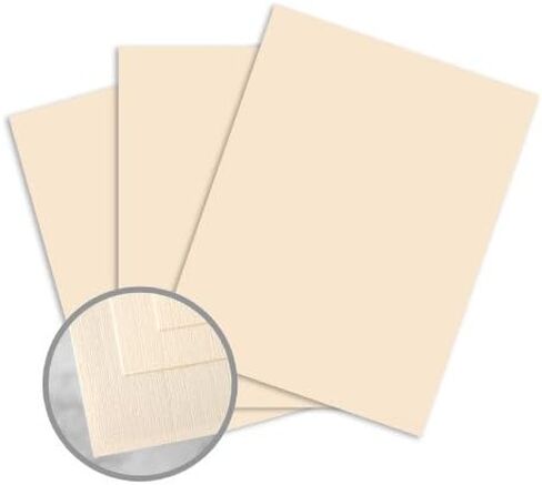 Via Linen Natural Paper - 8 1/2 x 11 in 70 lb Text Linen 30% Recycled 500 per Ream in Saudi Arabia