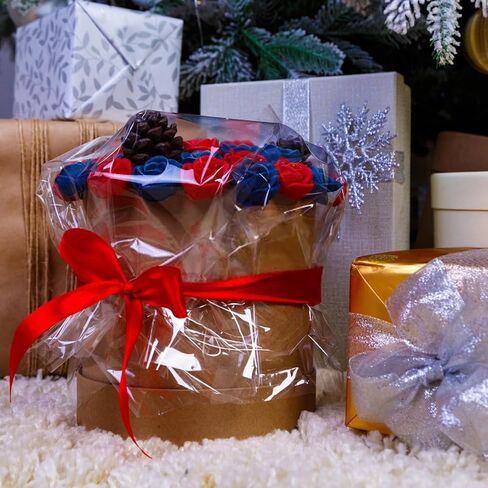 200pcs Cellophane Bags 4x6 Inches, Cellophane Treat Bag, Clear Candy Bags with Ties, Plastic Gift Bag with Ties, Clear Goodie Bag for Party Favors in Saudi Arabia