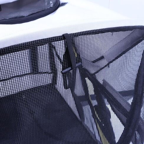 Full-Window Pet Stroller with Lock 4 Wheels for Cats & Dogs, with Storage Basket,Cup Holder, Travel Puppy/Cats Stroller. in Kuwait