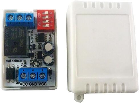 ACC Trigger Delay Power-off Switch Module DC 12V Car Timing Relay for LED Storage Battery New Energy Vehicles Car Tuning (1PCS With Shell) in Saudi Arabia